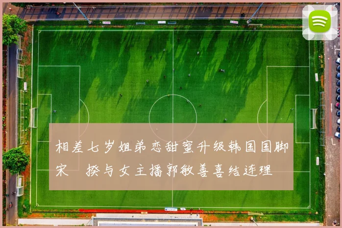 相差七岁姐弟恋甜蜜升级韩国国脚宋旻揆与女主播郭敏善喜结连理